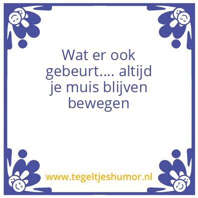 Tegeltje: Muis