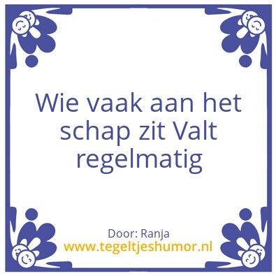 Tegeltje: Levens les