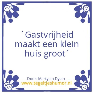 Tegeltje: good boy