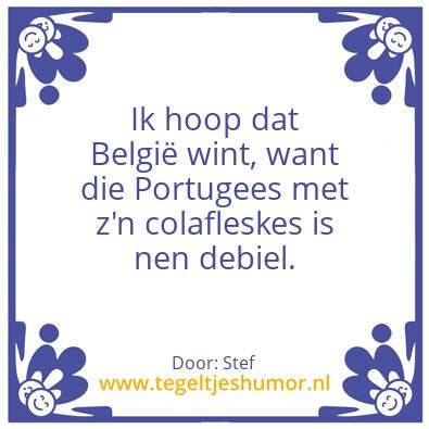 Tegeltje: Ek