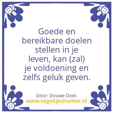 Tegeltje: Goede doelen â€¦..