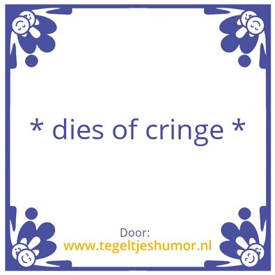 Tegeltje: Tegeltje