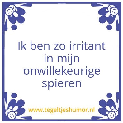 Tegeltje: Tegeltje
