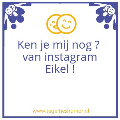 Tegeltje: humor ?