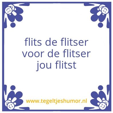 Tegeltje: yeet