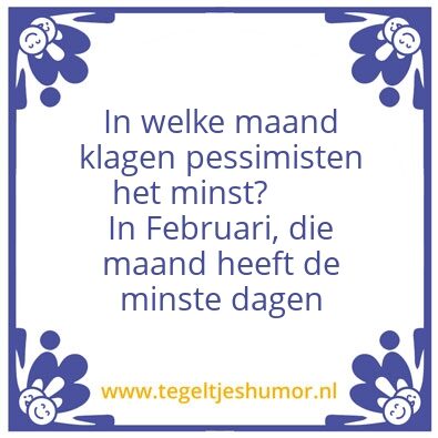 Tegeltje: Klagen