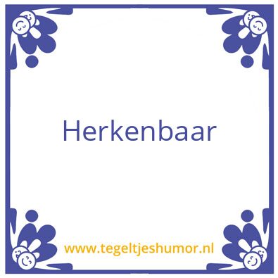 Tegeltje: dynamisch