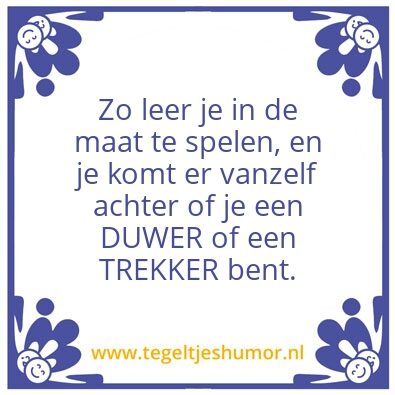 Tegeltje: Duw en trekwerk