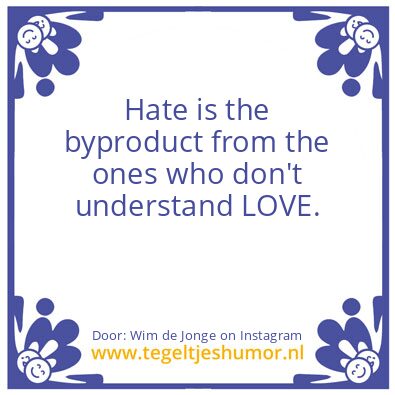 Tegeltje: the byproduct