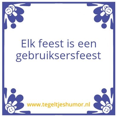 Tegeltje: Leven