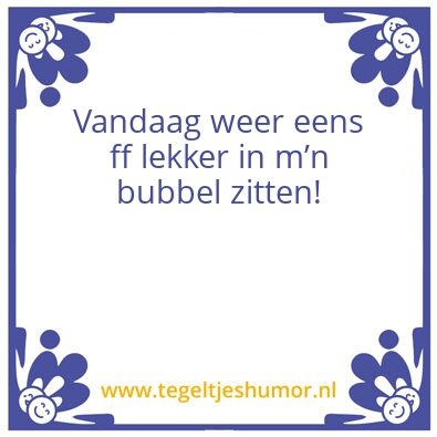 Tegeltje: Patries