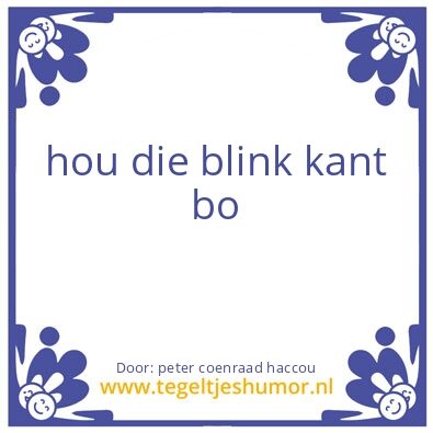 Tegeltje: humor afrikaans