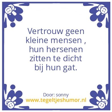 Tegeltje: waarheid