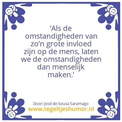 Tegeltje: Menselijk
