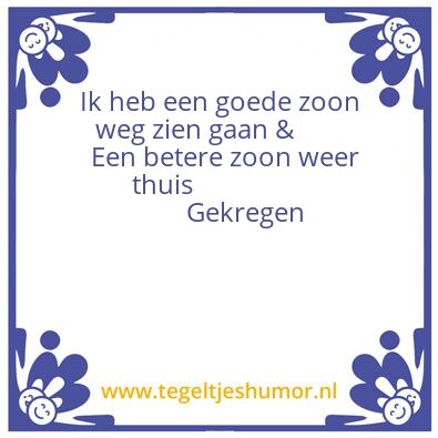 Tegeltje: ruben