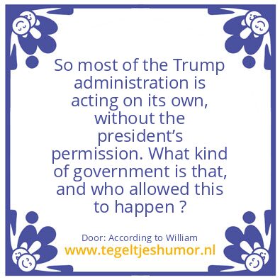 Tegeltje: Who is the boss ?