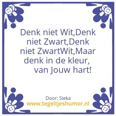 Tegeltje: Rood, de kleur van liefdeâ¤