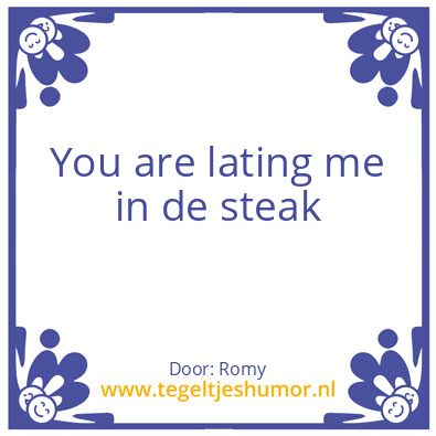 Tegeltje: Lonely