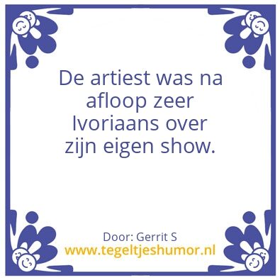 Tegeltje: Ik ben Gerrit