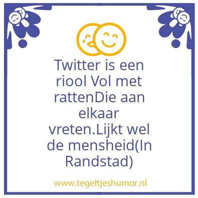 Tegeltje: ratte