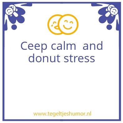 Tegeltje: Ceep calm