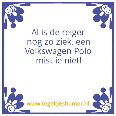 Tegeltje: Reiger