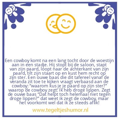 Tegeltje: Lange tocht