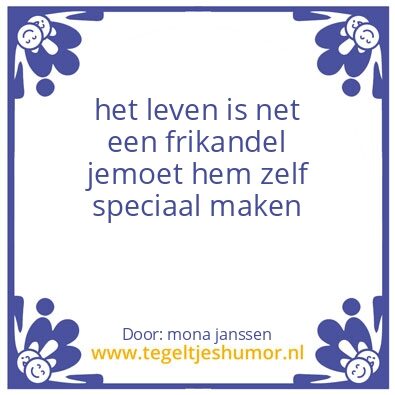 Tegeltje: MONA