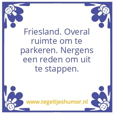 Tegeltje: Friesland