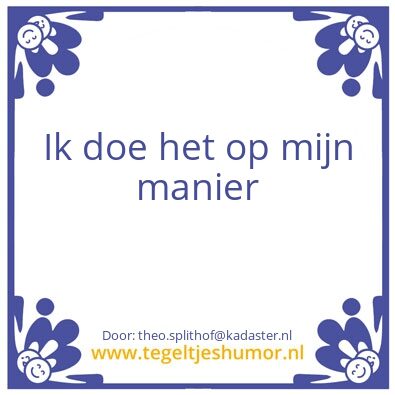 Tegeltje: Innerlijk Inzicht