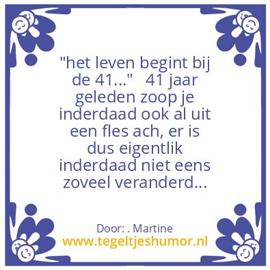 Tegeltje: Martine