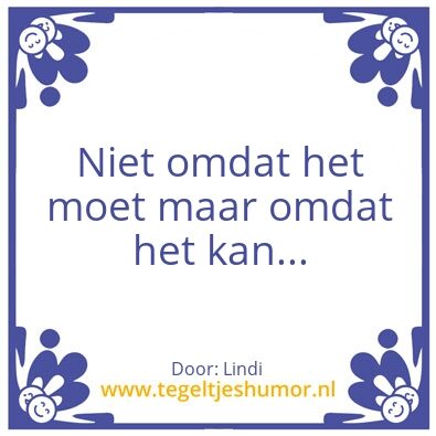 Tegeltje: .