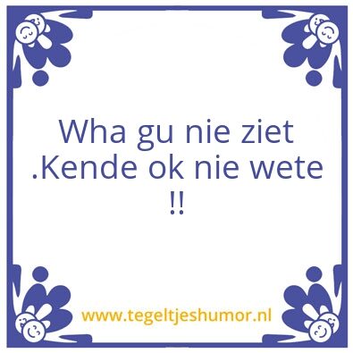 Tegeltje: Belazertegel