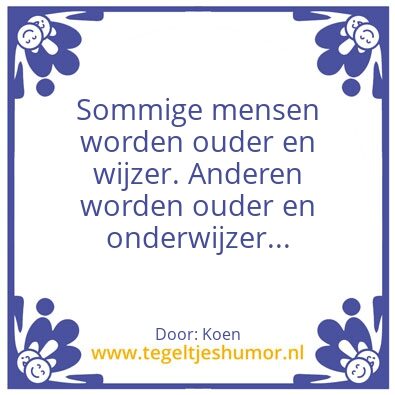 Tegeltje: Wijsheid