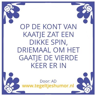 Tegeltje: iets van vroeger