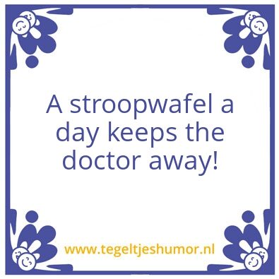 Tegeltje: Stroopwafel