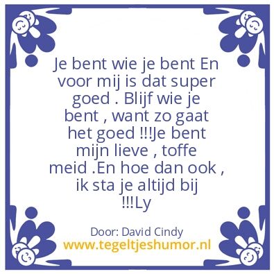 Tegeltje: Van mama , ik hou van je