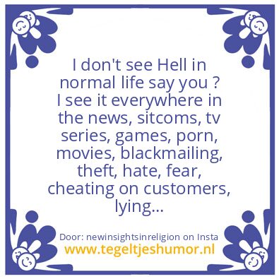Tegeltje: Few will understand this..