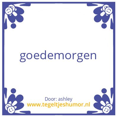 Tegeltje: tegel