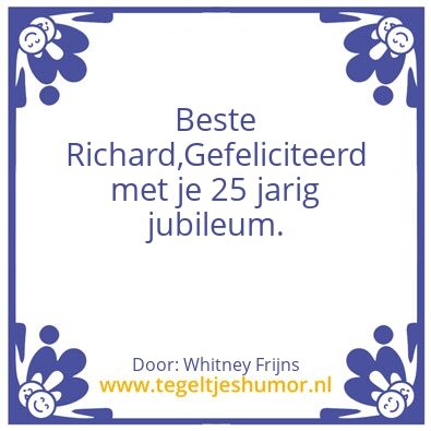 Tegeltje: Richard