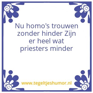 Tegeltje: Homo