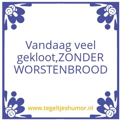 Tegeltje: Cees
