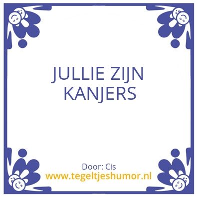 Tegeltje: Appelkanjer