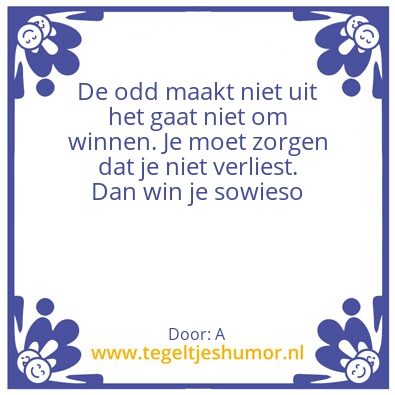Tegeltje: A