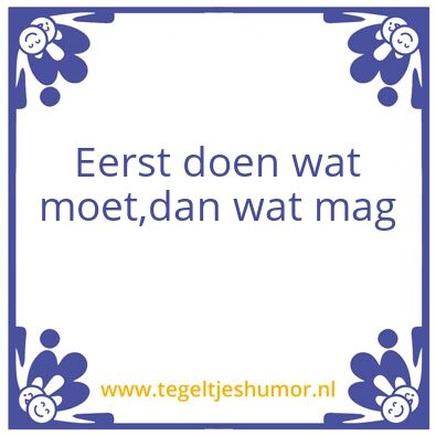 Tegeltje: Harrie