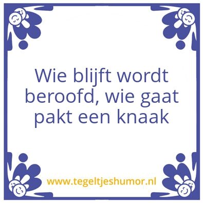 Tegeltje: Tegeltje