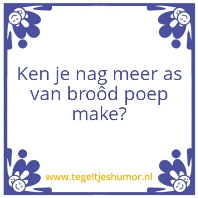 Tegeltje: Talent