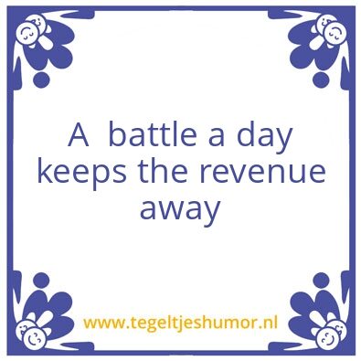 Tegeltje: battle