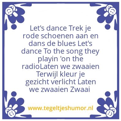 Tegeltje: 2