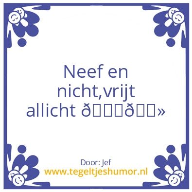 Tegeltje: Familie